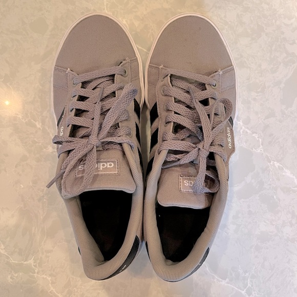 Adidas Daily 3.0 Gray Skate Shoe - Picture 9 of 14